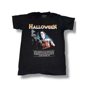 Halloween The Night He Came Home! Michael Myers Graphic T-Shirt‎ S